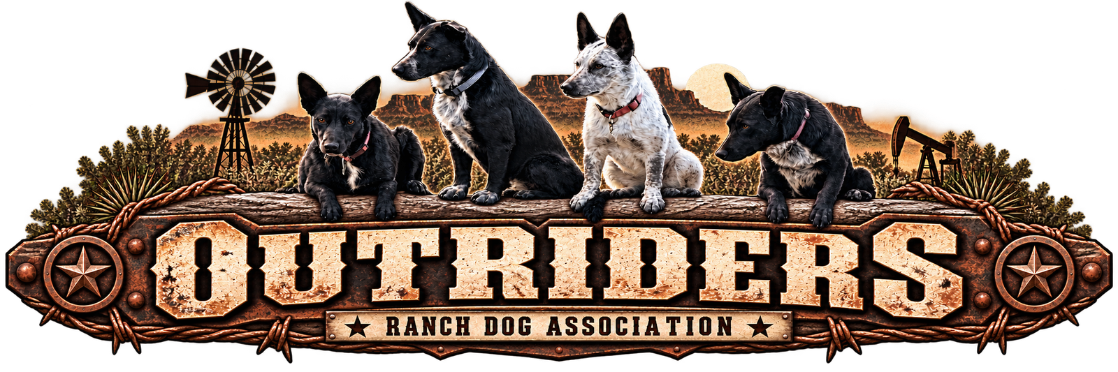 outriders ranch dog association banner